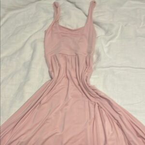 Aritzia pink market dress
